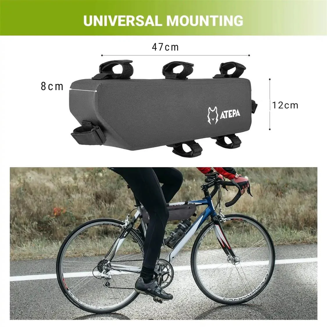 Atepa Contrail Bike Frame Bag - Image 4