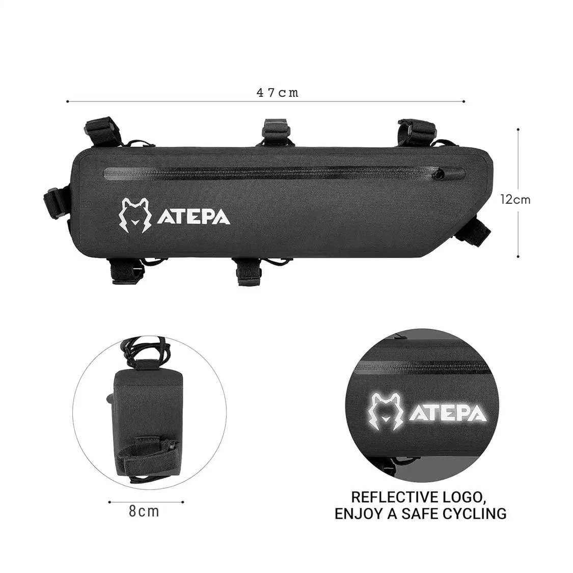 Atepa Contrail Bike Frame Bag - Image 7