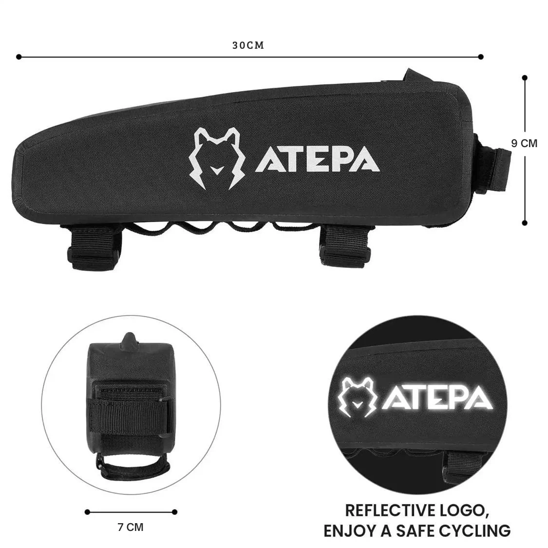 ATEPA Nacreous Bike Top Tube Bag - Image 3