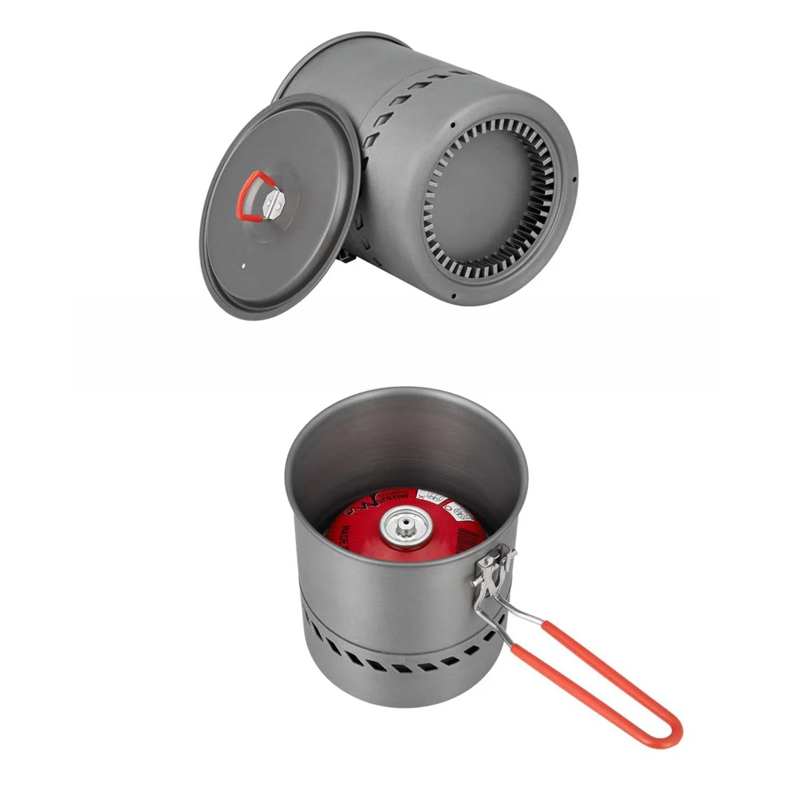 Bulin Camping Cooking Pot with Heat Exchanger - Image 4