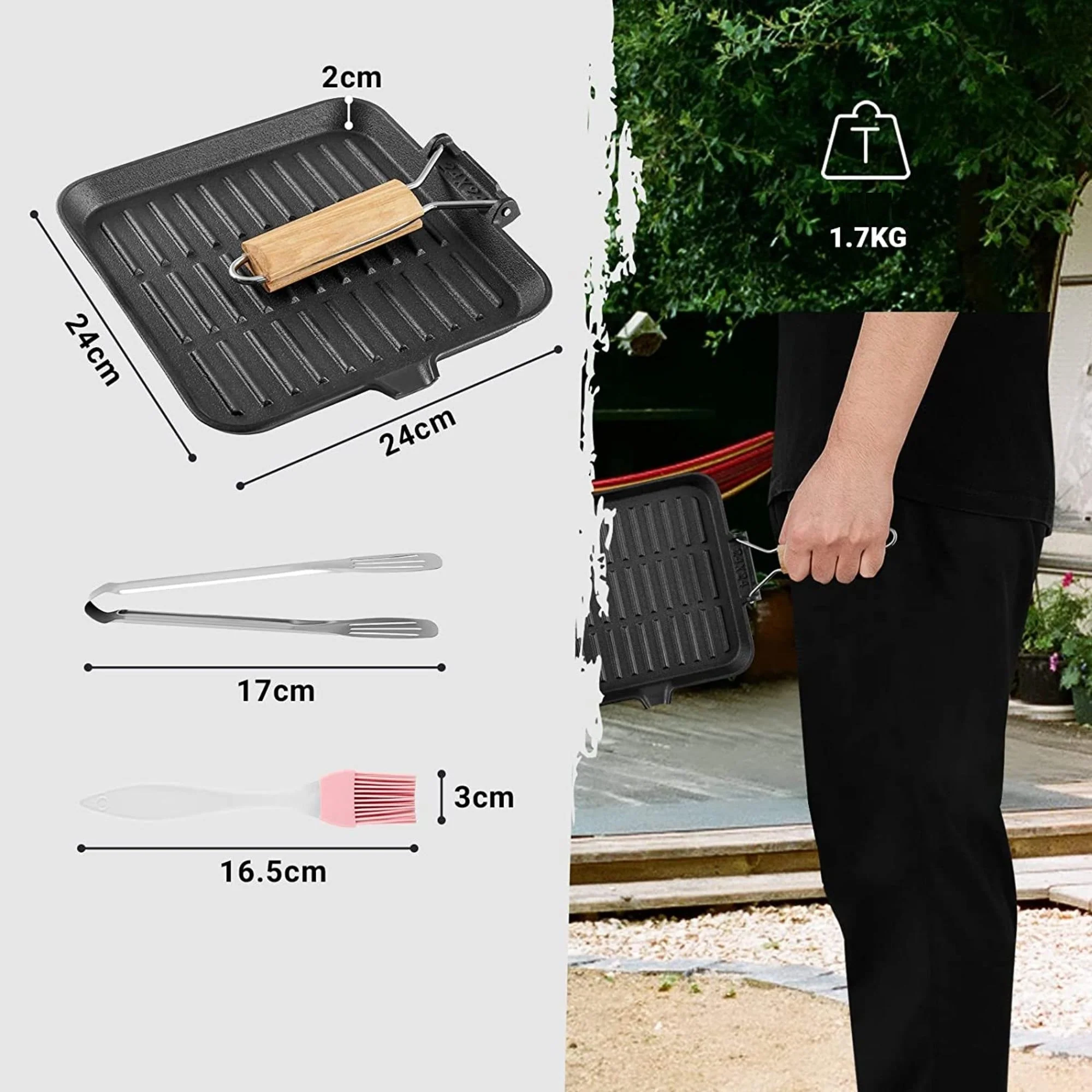KingCamp Direct Flame Induction Frying Pan - Image 2