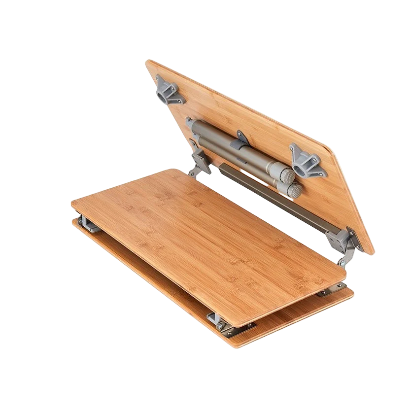 KingCamp Folding 3 section Bamboo table - 75 x 50cm - Image 3