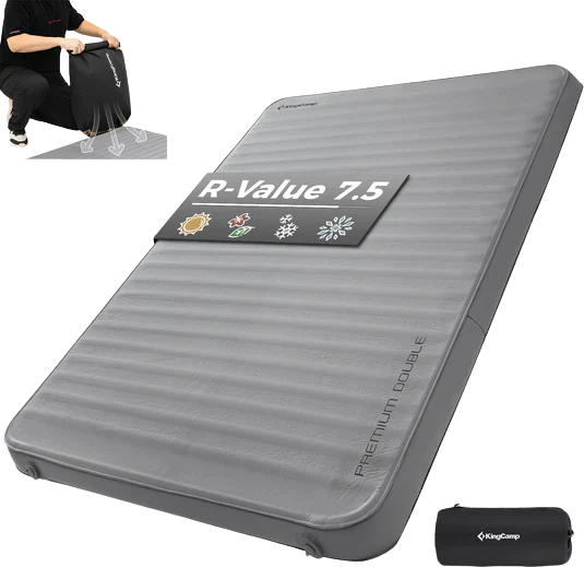 KingCamp Luxury 3D Double Self Inflating Mat - Image 4
