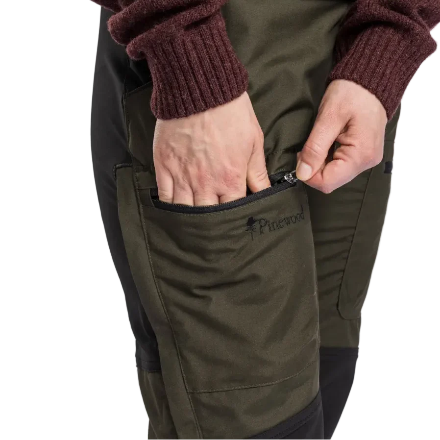 Pinewood Caribou Women’s Pants Moss Green/Black - Image 5