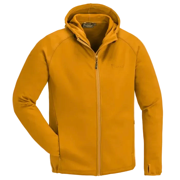 Pinewood Himalaya Active Power Fleece Hoodie Dark Mustard - Image 4
