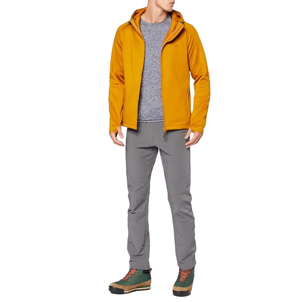 Pinewood Himalaya Active Power Fleece Hoodie Dark Mustard - Image 8