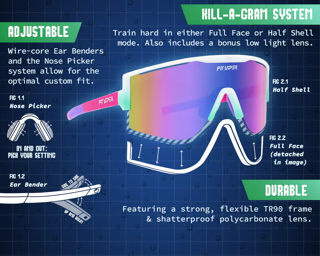 Pit Viper - 'The Try Hard' Sunglasses Hot Dogger - Image 5