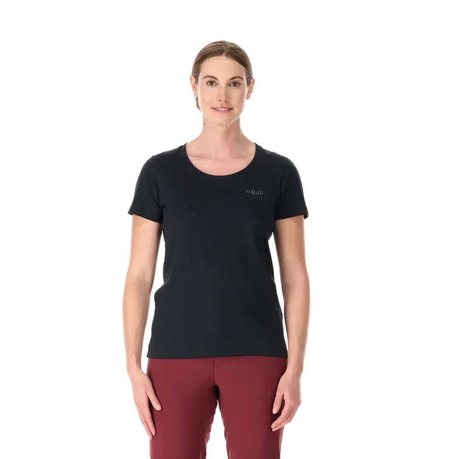 Rab Stance Mountain Peak Women's Organic Tee Beluga