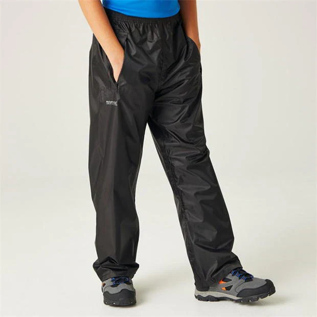 Regatta Stormbreak Over Pant Kids Black - Image 3