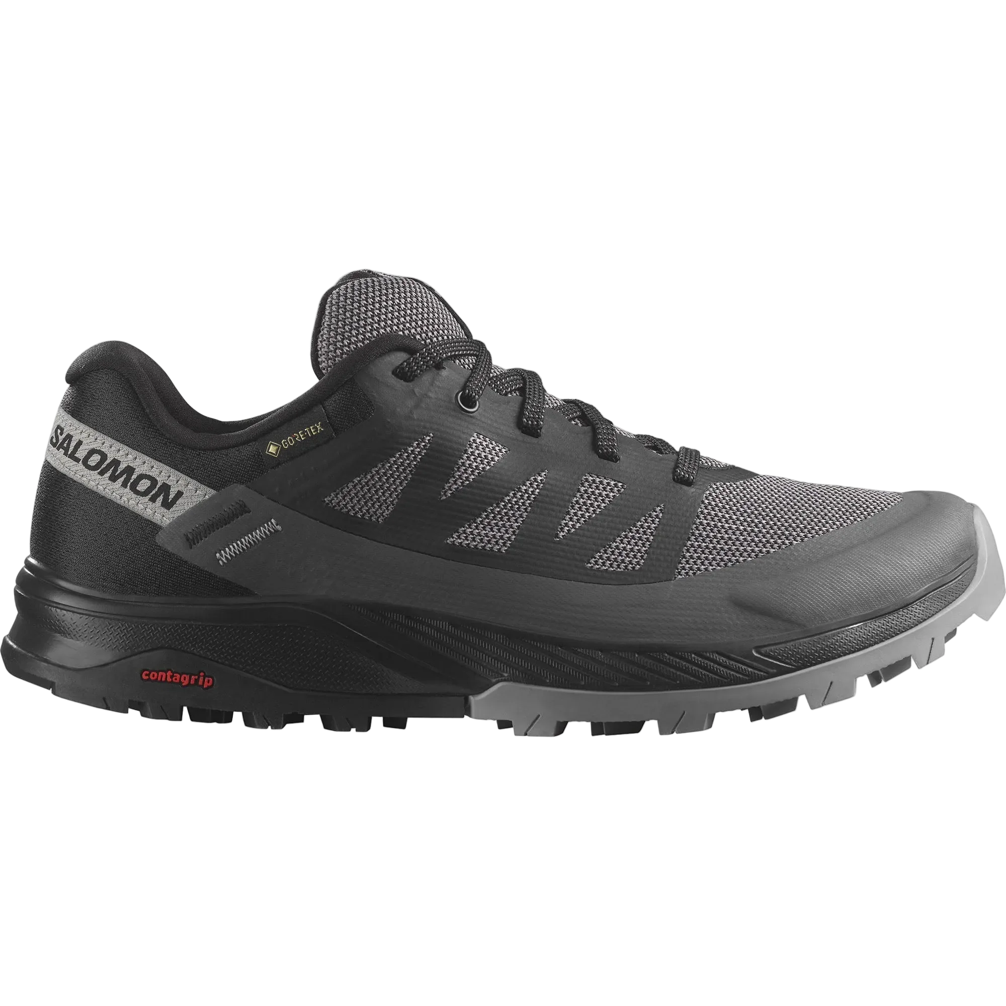Salomon Outrise Gtx Womens Shoe Black/Magnet/Gull - 5.5
