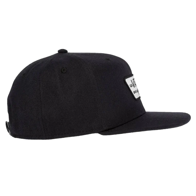 Vans Full Patch Snapback Hat True Black - Image 3